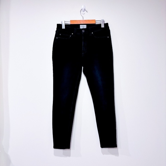 DAILY RITUAL – Black skinny jeans | stretch denim mid-rise | Size 27P * - Picture 5 of 10